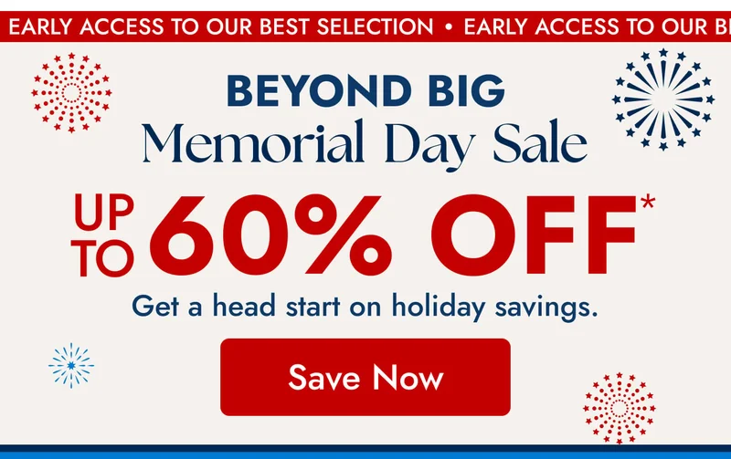 Shop the Beyond Big Memorial Day Sale