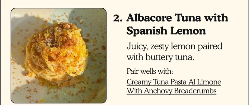 tuna recipe