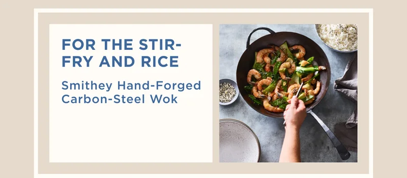 FOR THE STIR-FRY AND RICE