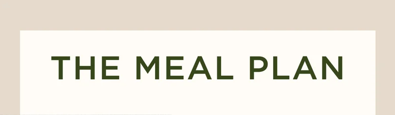 THE MEAL PLAN