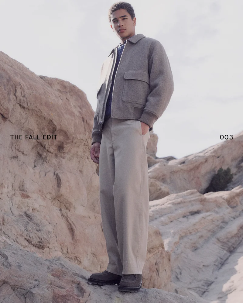 Image | The Fall Edit 003 | Model in ReWool Flight Jacket