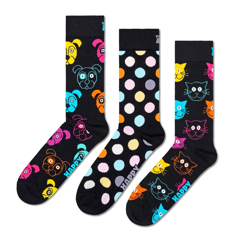 3-Pack Classic Dog Socks