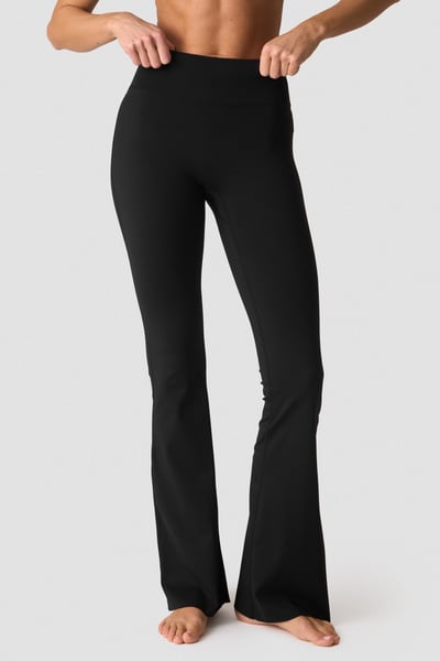 Image of Nimble No-rise Flared Tights Tall Black