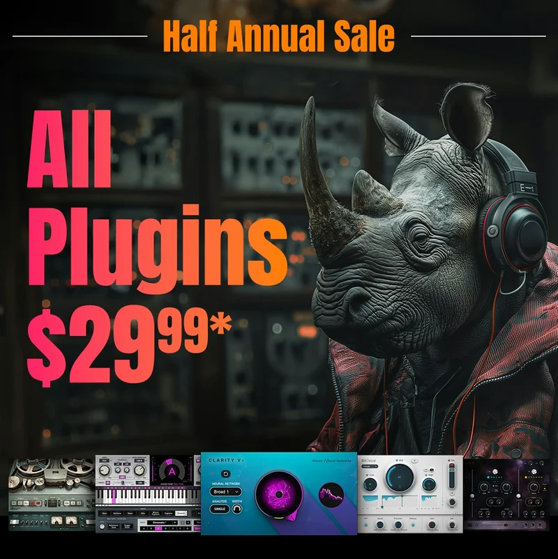 Half Annual Sale | ALL Plugins $29.99 each*