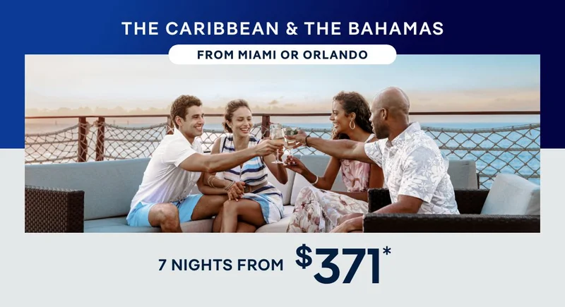 The Caribbean & The Bahamas – 7 Nights From Miami or Orlando (Port Canaveral) – Click to View Cruises & Book Now