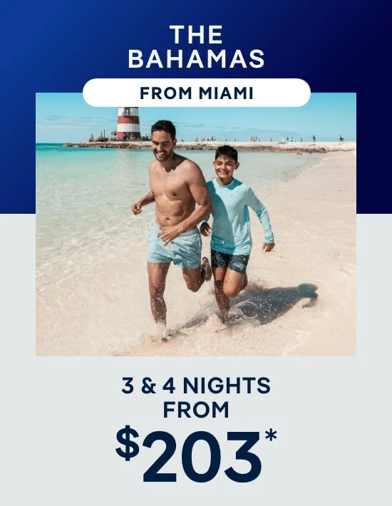 The Bahamas – 3 & 4 Nights From Miami – Click to View Cruises & Book Now