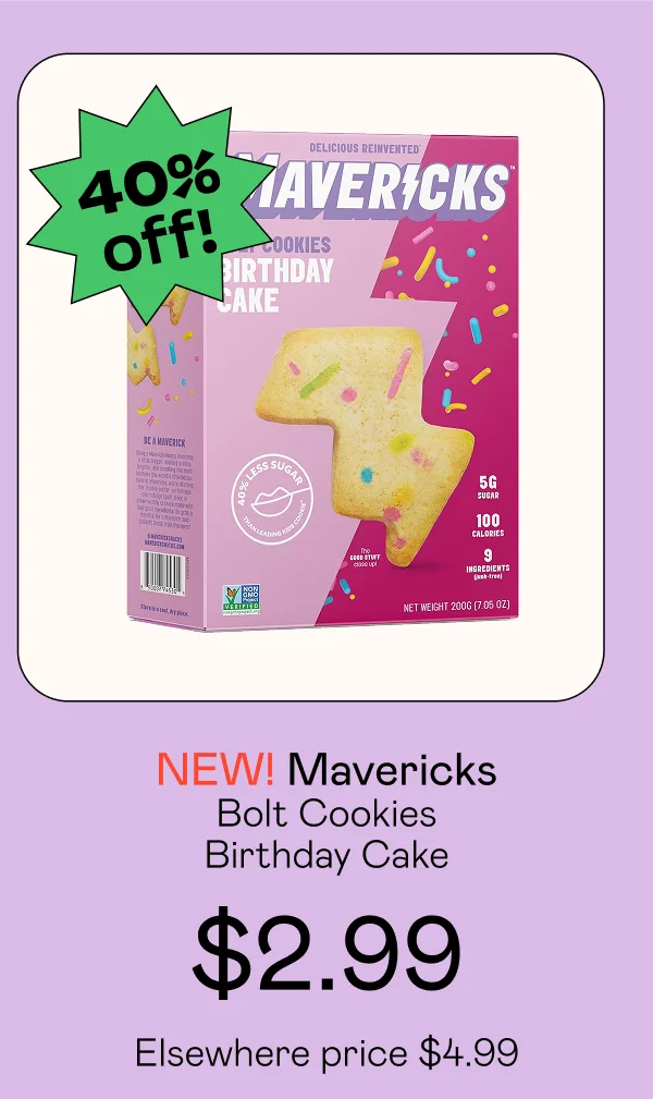 Bolt Cookies - Birthday Cake