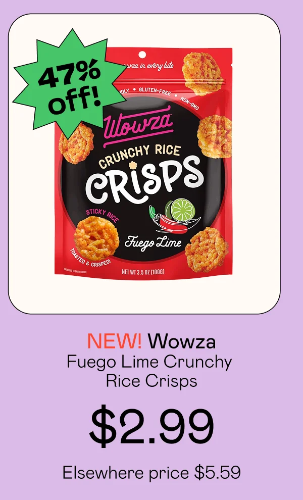 Fuego Lime Crunchy Rice Crisps