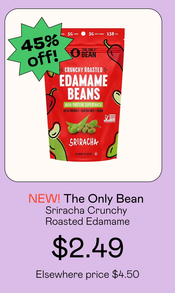 Sriracha Crunchy Roasted Edamame