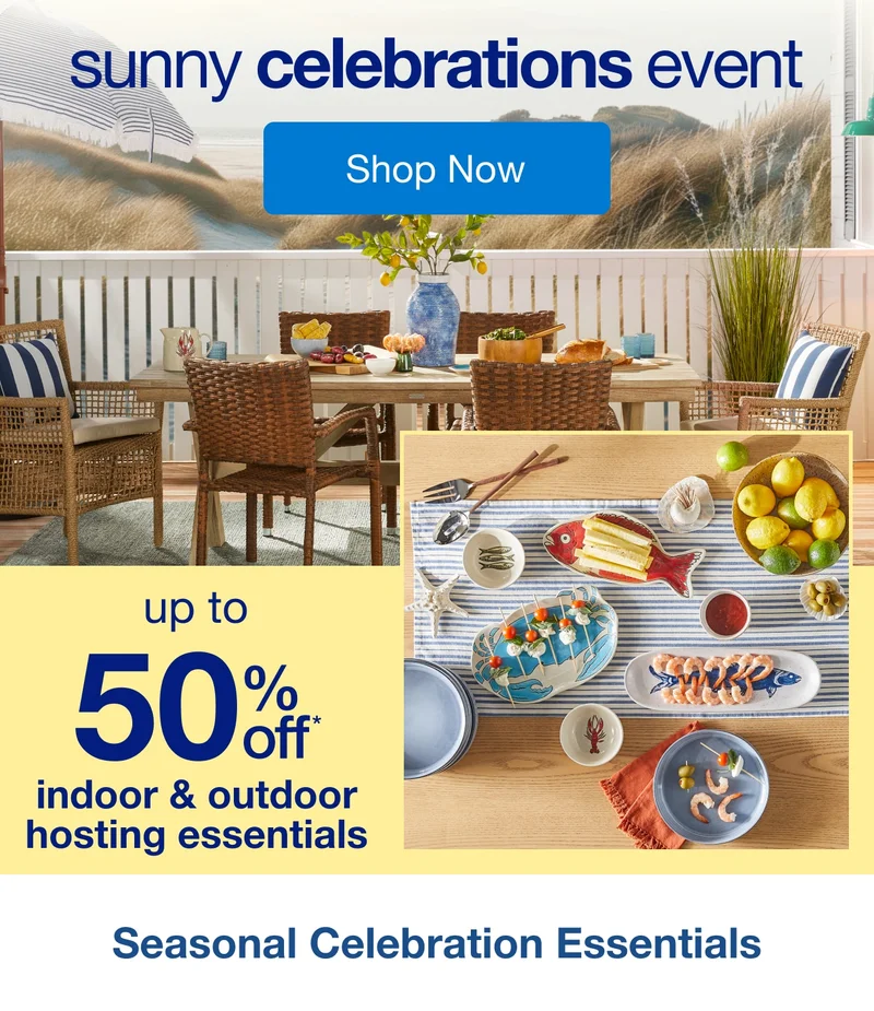 Sunny Celebrations Event — Shop Now