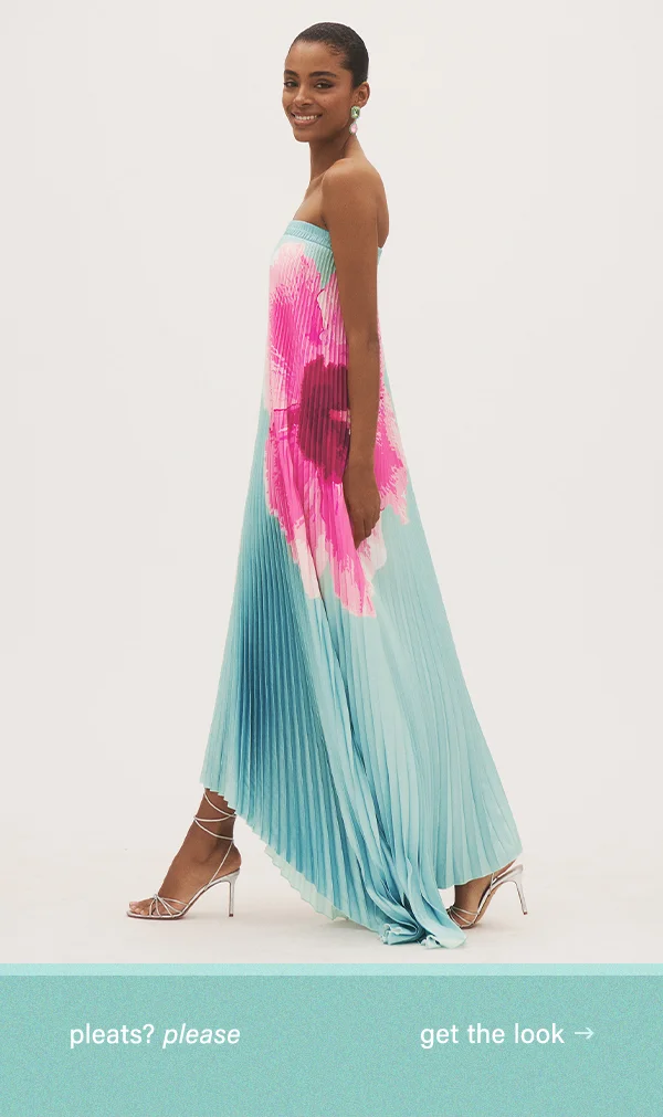 pleats? please get the look