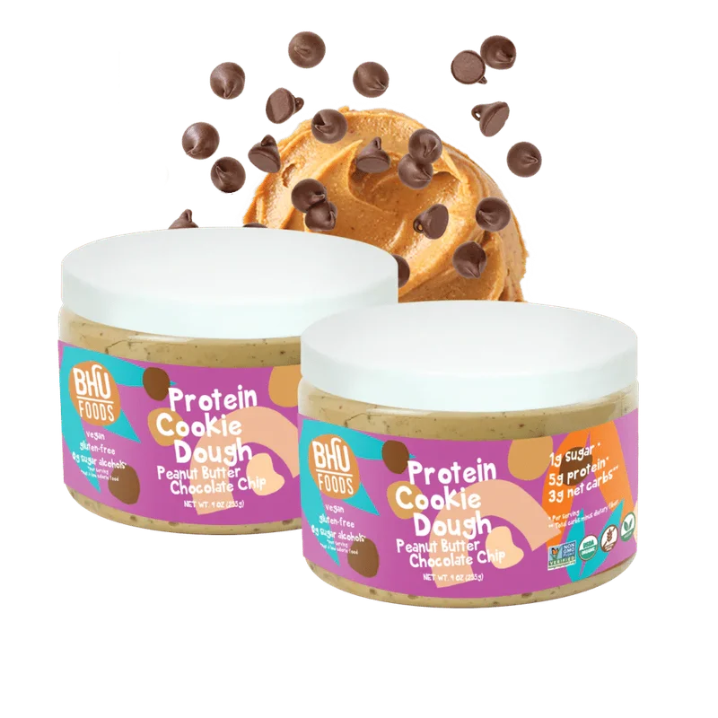 Image of Vegan Protein Cookie Dough in a Jar - Peanut Butter (2-pack)