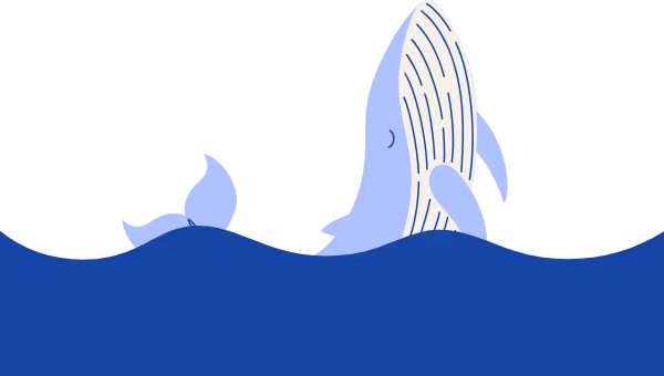 Image of a breaching whale