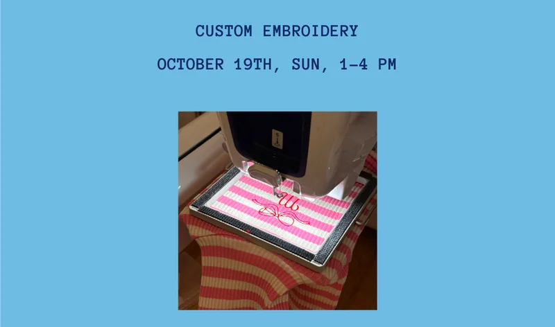 Custom embroidery
