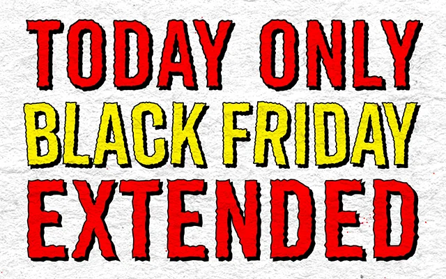 Hours Left Today Only Black Friday Extended