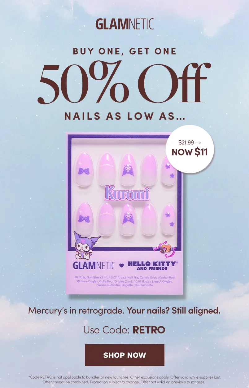 Buy One, Get One, 50% Off Nails