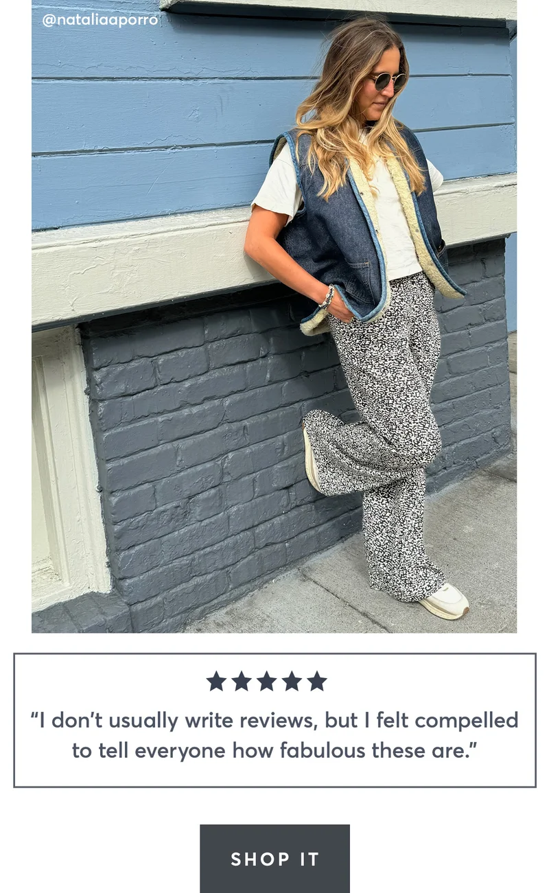 "I don't usually write reviews, but I felt compelled to tell everyone how fabulous these ares."