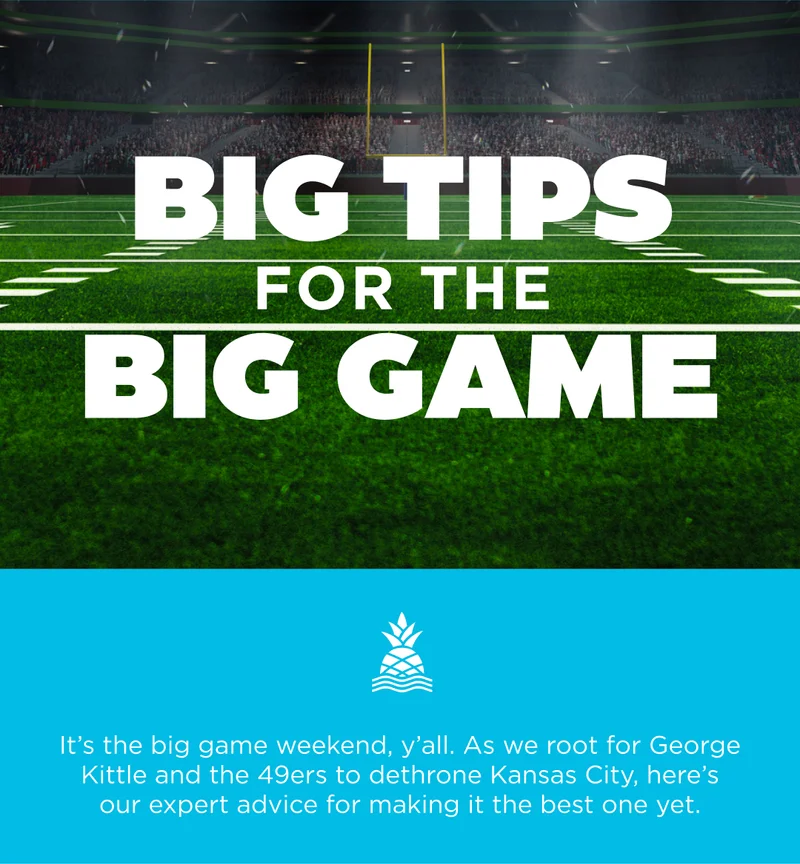 BIG Tips for the BIG Game