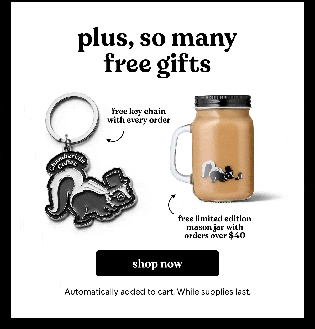 so many free gifts. shop now.