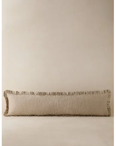 Isla Long Lumbar Pillow by Sarah Sherman Samuel - Dark Olive / Long Lumbar
