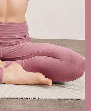 Spacedye Caught In The Midi High Waisted Legging in Orchid Blossom Heather
