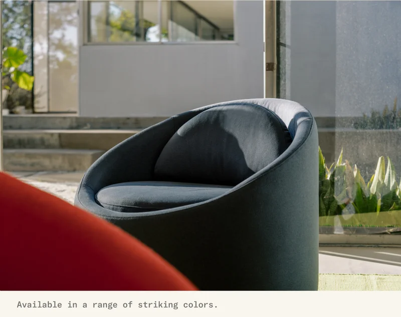 Available in a range of striking colors.