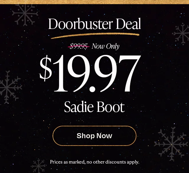 Doorbuster Deal $19.97