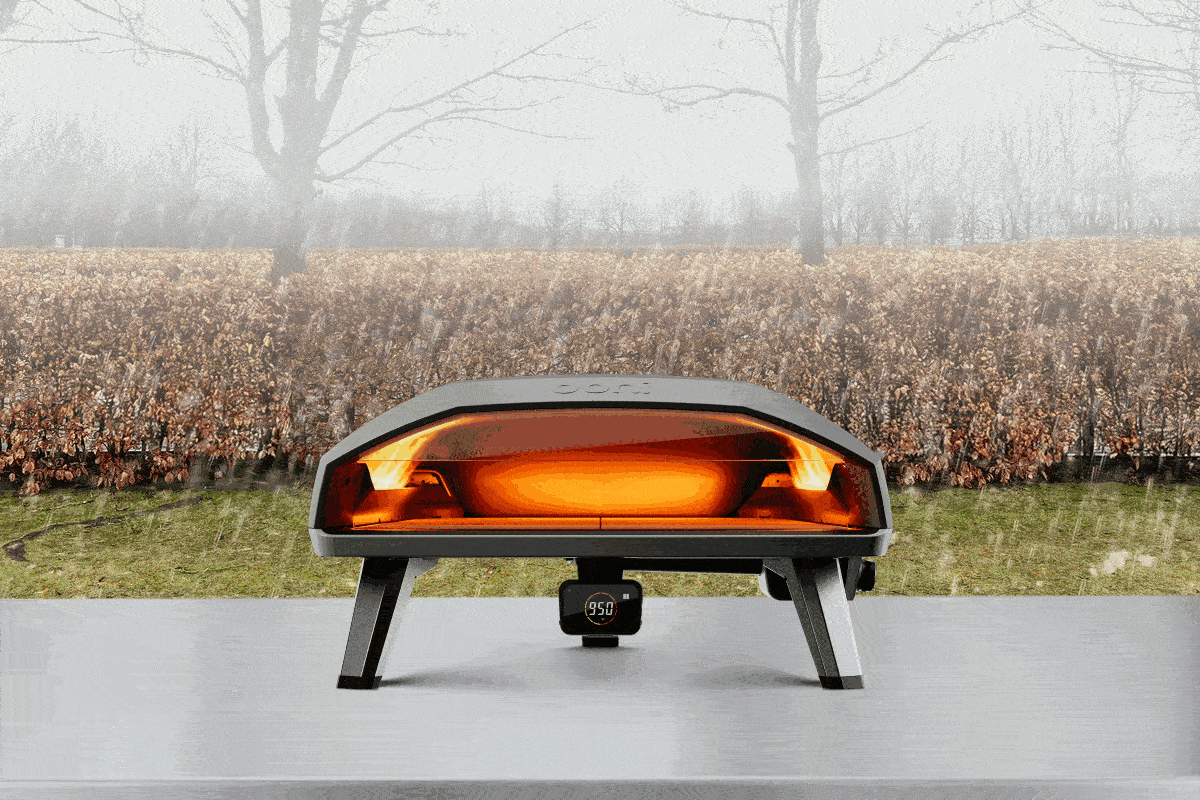 Ooni Koda 2 Max being used as the weather and seasons change