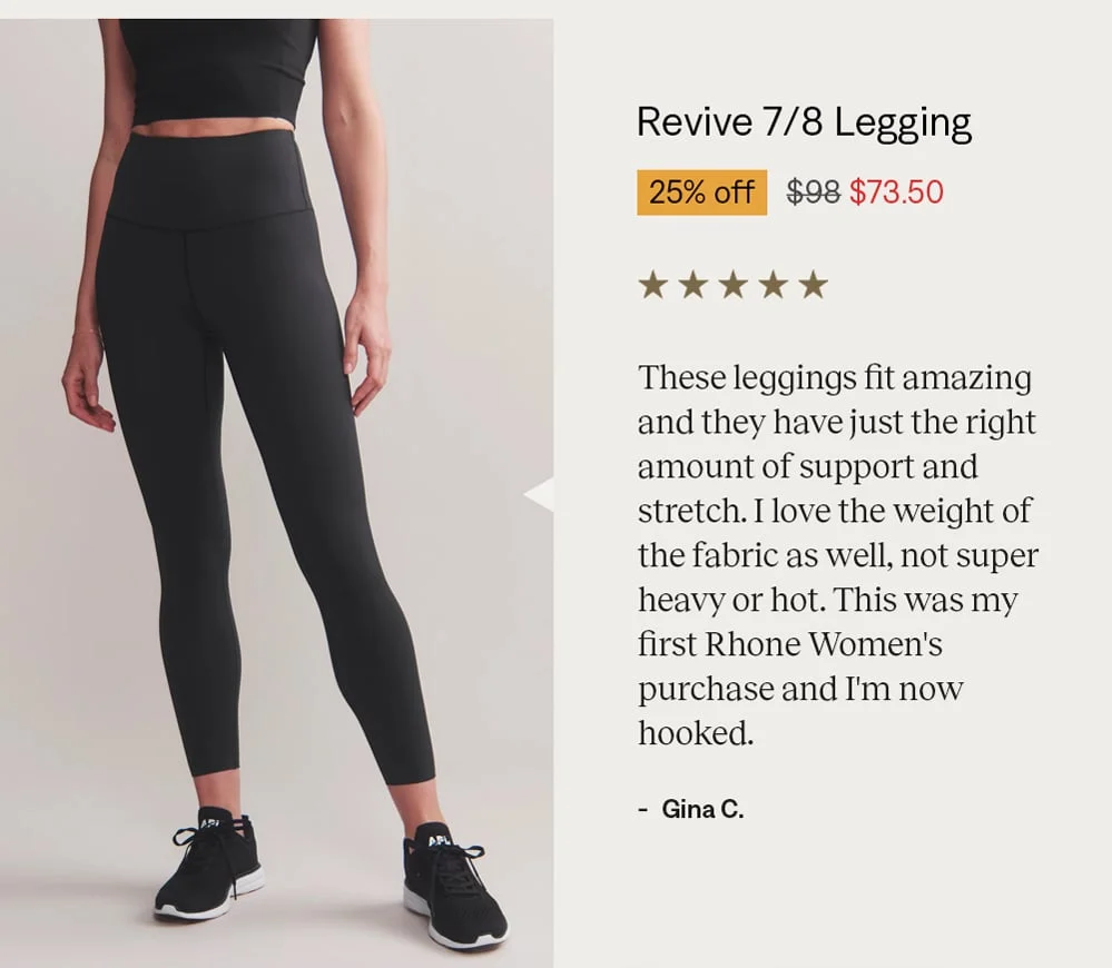 Revive 7/8 Legging: 25% off