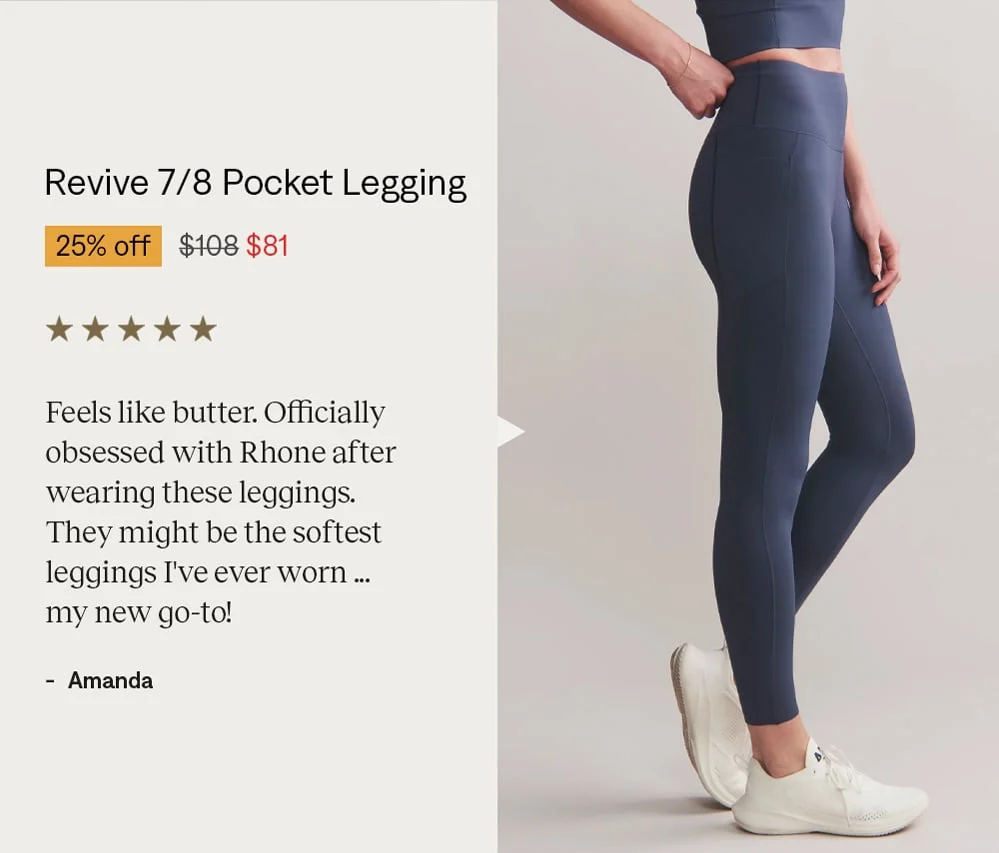 Revive 7/8 Pocket Legging: 25% off