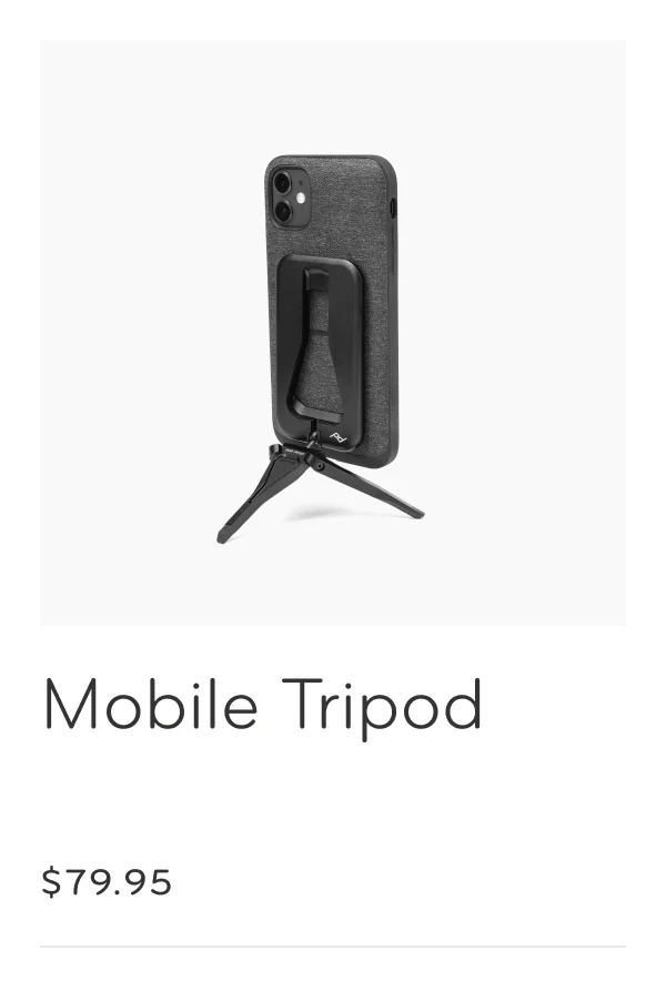 Mobile tripod