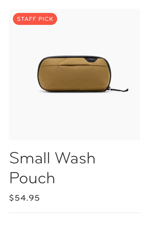 Small Wash Pouch