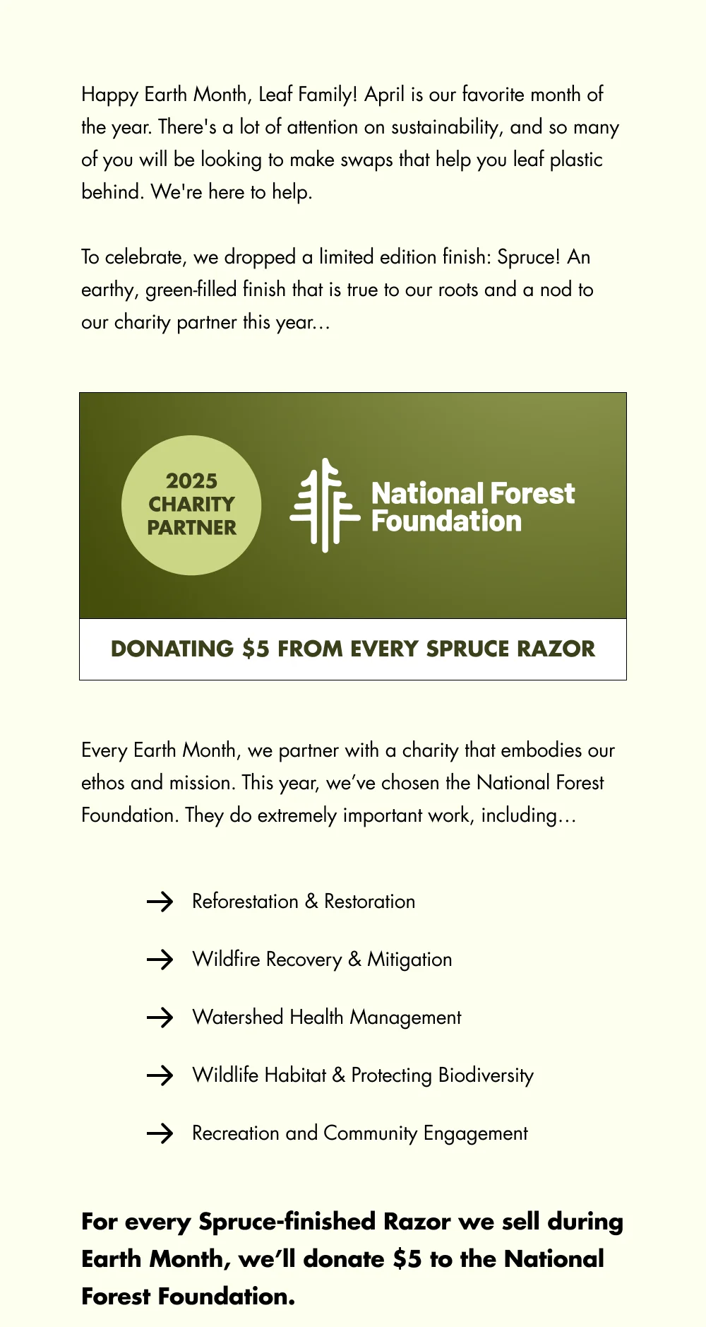 Happy Earth Month, Leaf Family! April is our favorite month of the year. There's a lot of attention on sustainability, and so many of you will be looking to make swaps that help you leaf plastic behind. We're here to help.