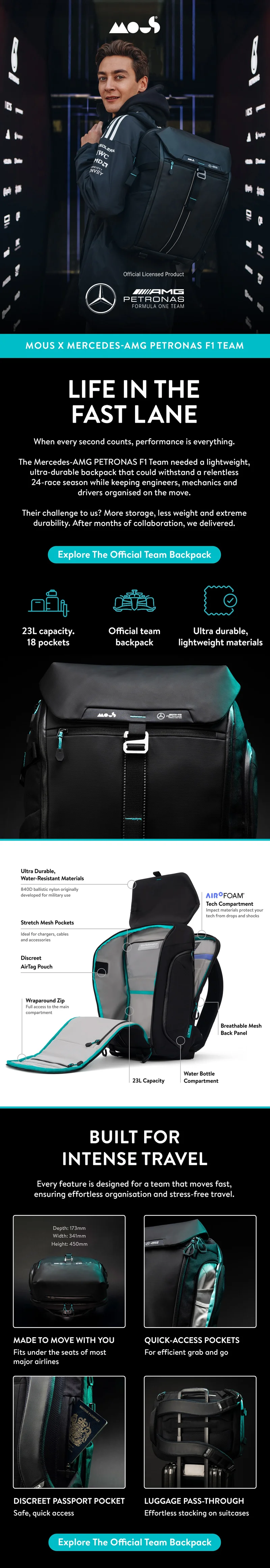 Mercedes official team gear