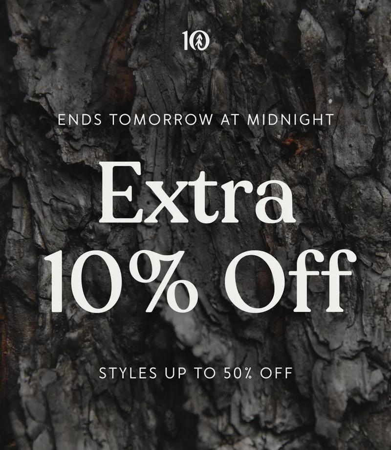 Ends Tomorrow At Midnight. Extra 10% Off. Styles Up to 50% Off