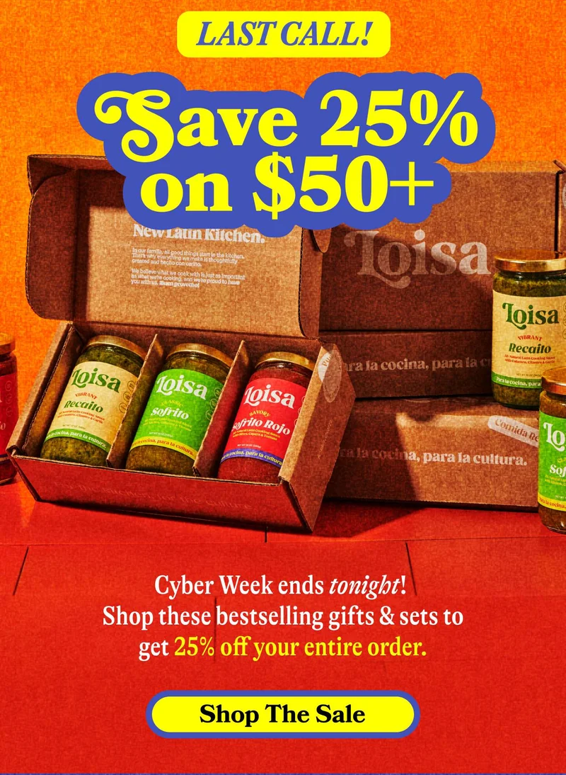 Last Call! Save 25% on $50+ Cyber Week ends tonight! Shop these bestselling gifts & sets to get 25% off your entire order. SHOP THE SALE