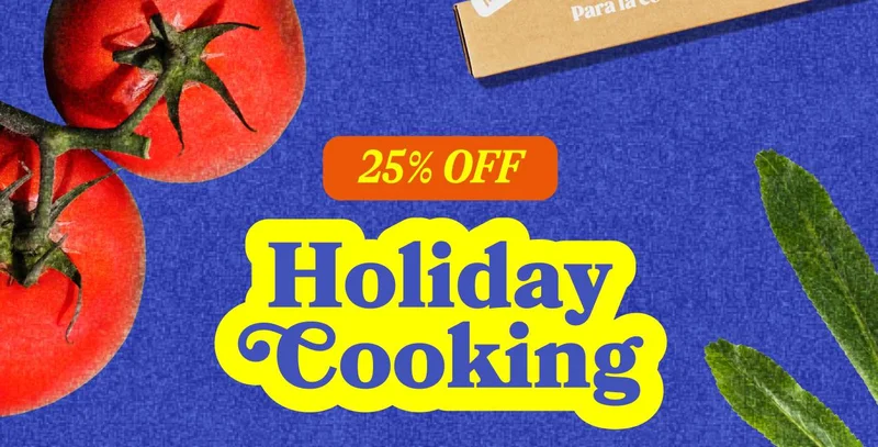 25% Off Holiday Cooking