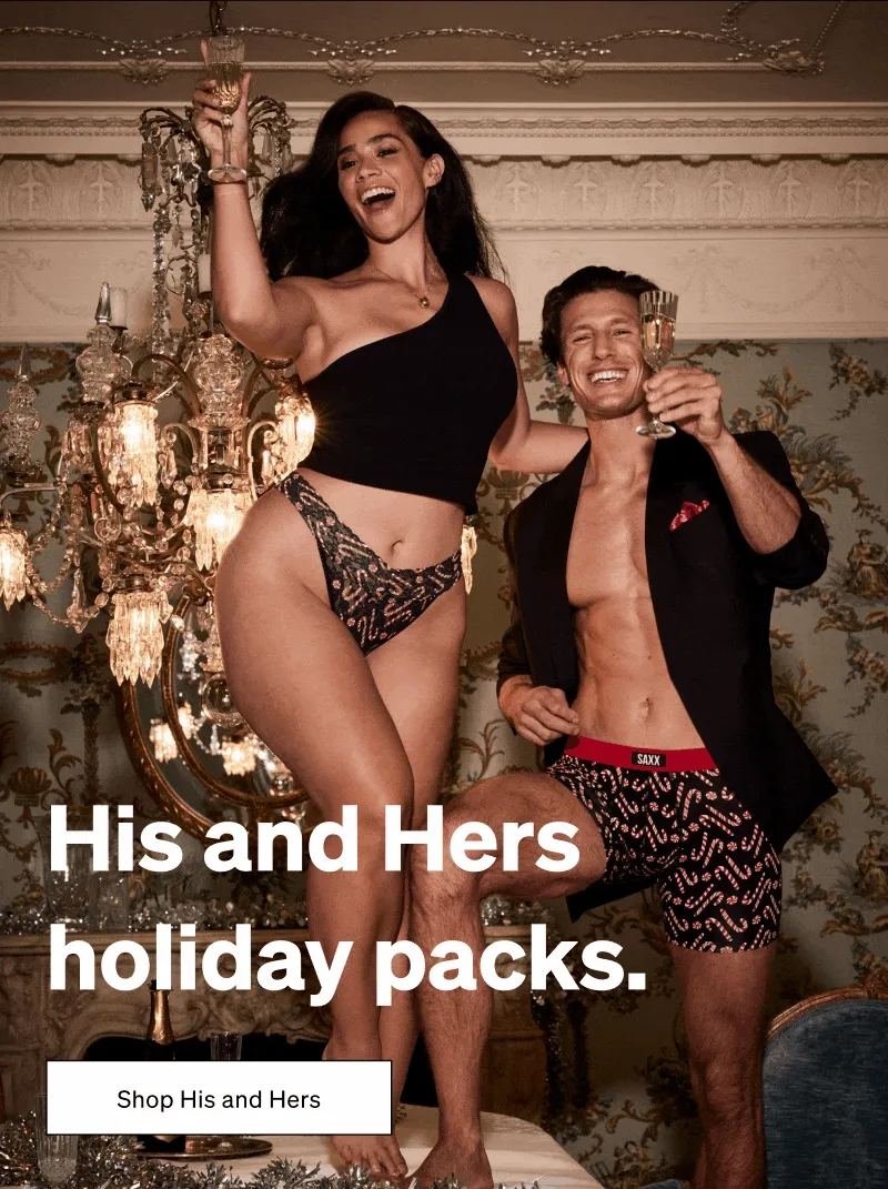 His and Hers holiday packs.