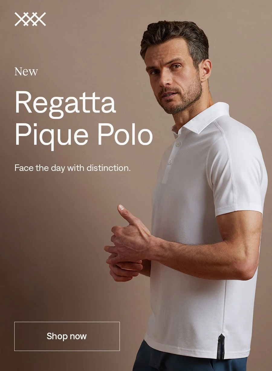 Updated & elevated: Regatta Pique Polo. Shop now