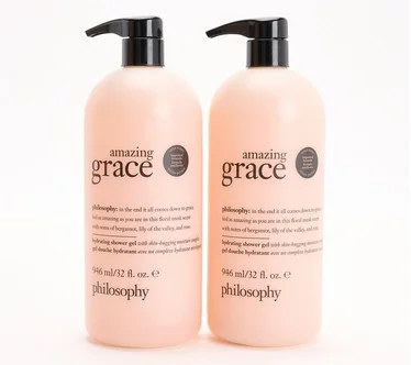 philosophy super-size grace shower gel 32-oz duo