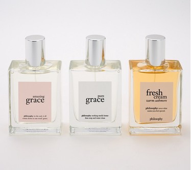 philosophy grace & warmth eau de toilette trio 3pc set