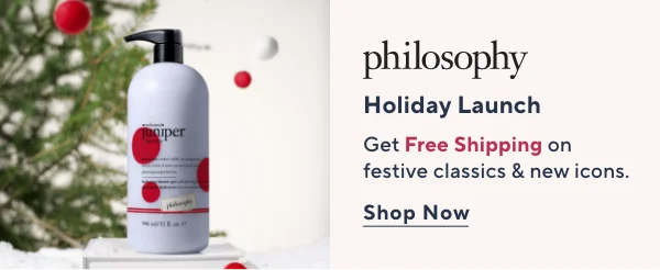 philosophy free shipping