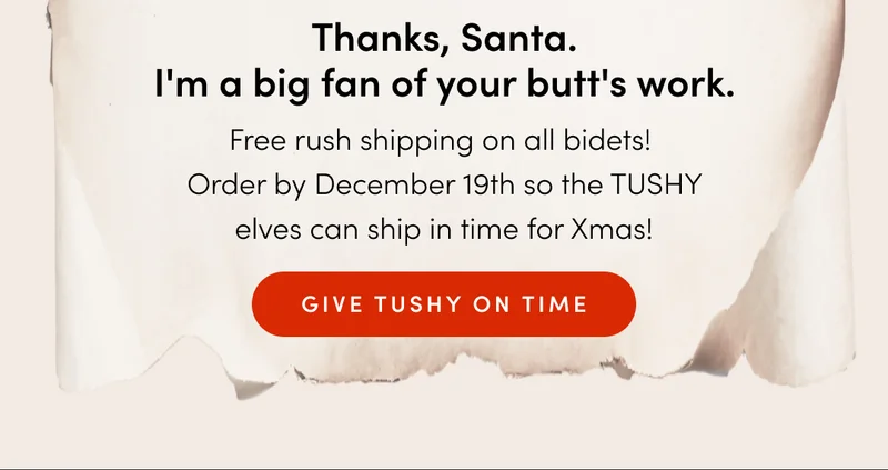 GIVE TUSHY ON TIME