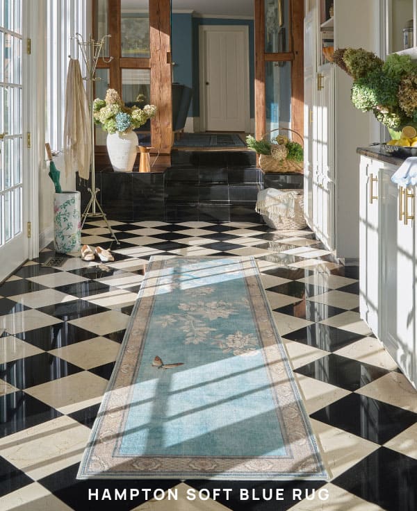 Hampton Soft Blue Rug