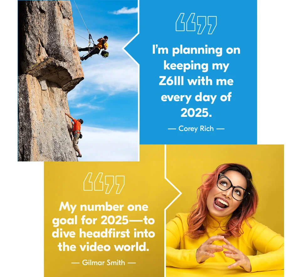 I'm planning on keeping my Z6III with me every day of 2025. - Cory Rich