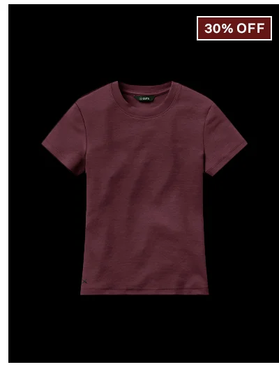 Deep Cranberry Tomboy Tee