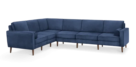 Nomad Velvet 6-Seat Corner Sectional
