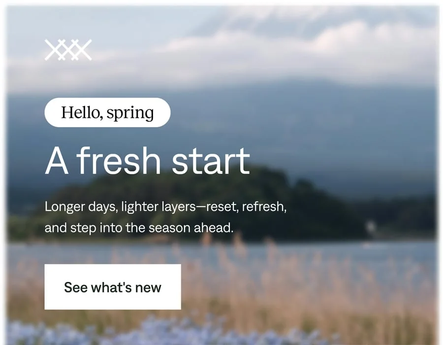 Hello, spring. Shop warm weather