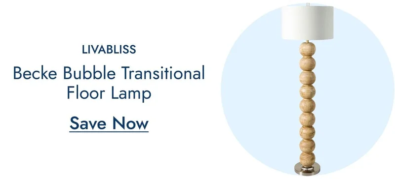 Becke Bubble Transitional Floor Lamp
