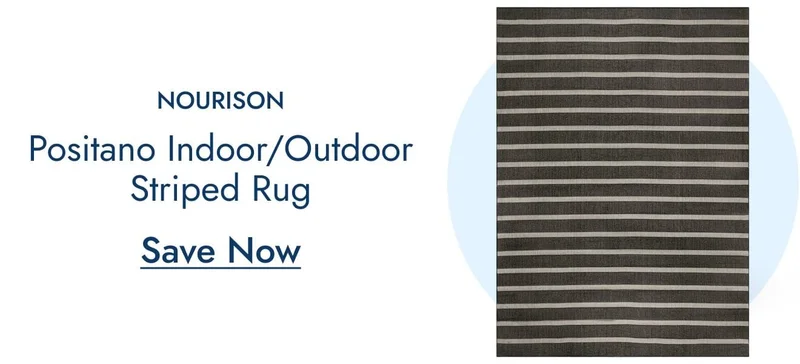 Nourison Positano Indoor/Outdoor Striped Rug